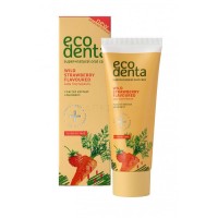 EcoDenta Green  – Οδοντόκρεμα Για Παιδιά Με Φράουλα, Εκχύλισμα Καρότου Και Kalident, 75ml