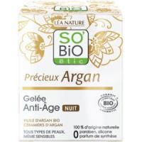 So Bio Gel Νυχτός Αντιγηραντικό με Argan & Ceramides Argan 50 ml
